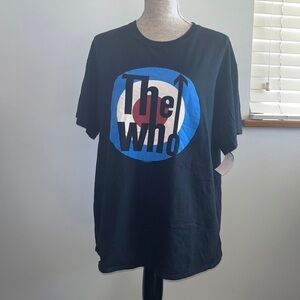 The Who 2012 Mens XL Graphic Classic Logo T-shirt Gildan Soft Style Preshrunk